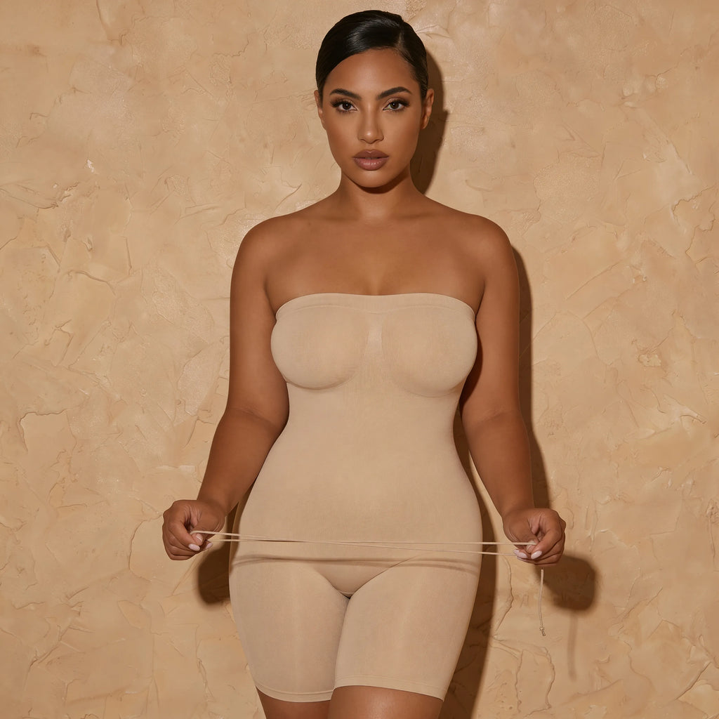 Vellure Paris Signature L'Invisible in Nue Divine — Studio front shot of the smooth silhouette and core support.