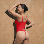 Vellure Paris Signature Le Classique — Seamless sculpting thong bodysuit featuring an elegant sweetheart neckline, adjustable straps, and a front zipper closure for a polished silhouette.