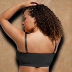 Vellure Paris Soutien Iconique — Premium seamless wire-free bra featuring a ruched front design and adjustable straps for all-day comfort and natural lift.