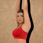 Vellure Paris Soutien Iconique — Premium seamless wire-free bra featuring a ruched front design and adjustable straps for all-day comfort and natural lift.