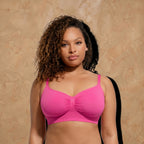 Vellure Paris Soutien Iconique — Premium seamless wire-free bra featuring a ruched front design and adjustable straps for all-day comfort and natural lift.